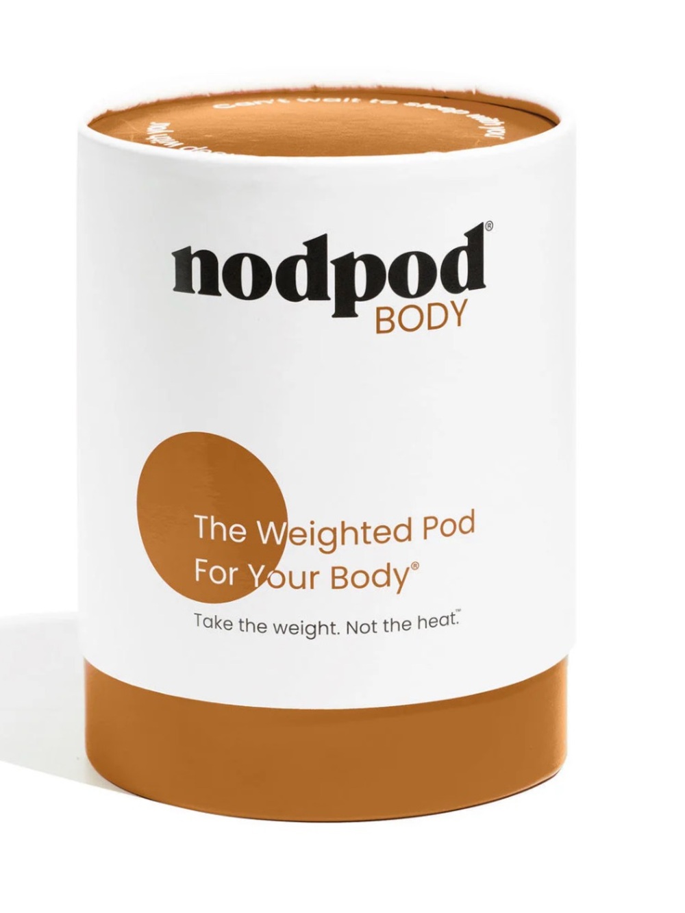 Nodpod body 5 lb lap blanket burnt orange
